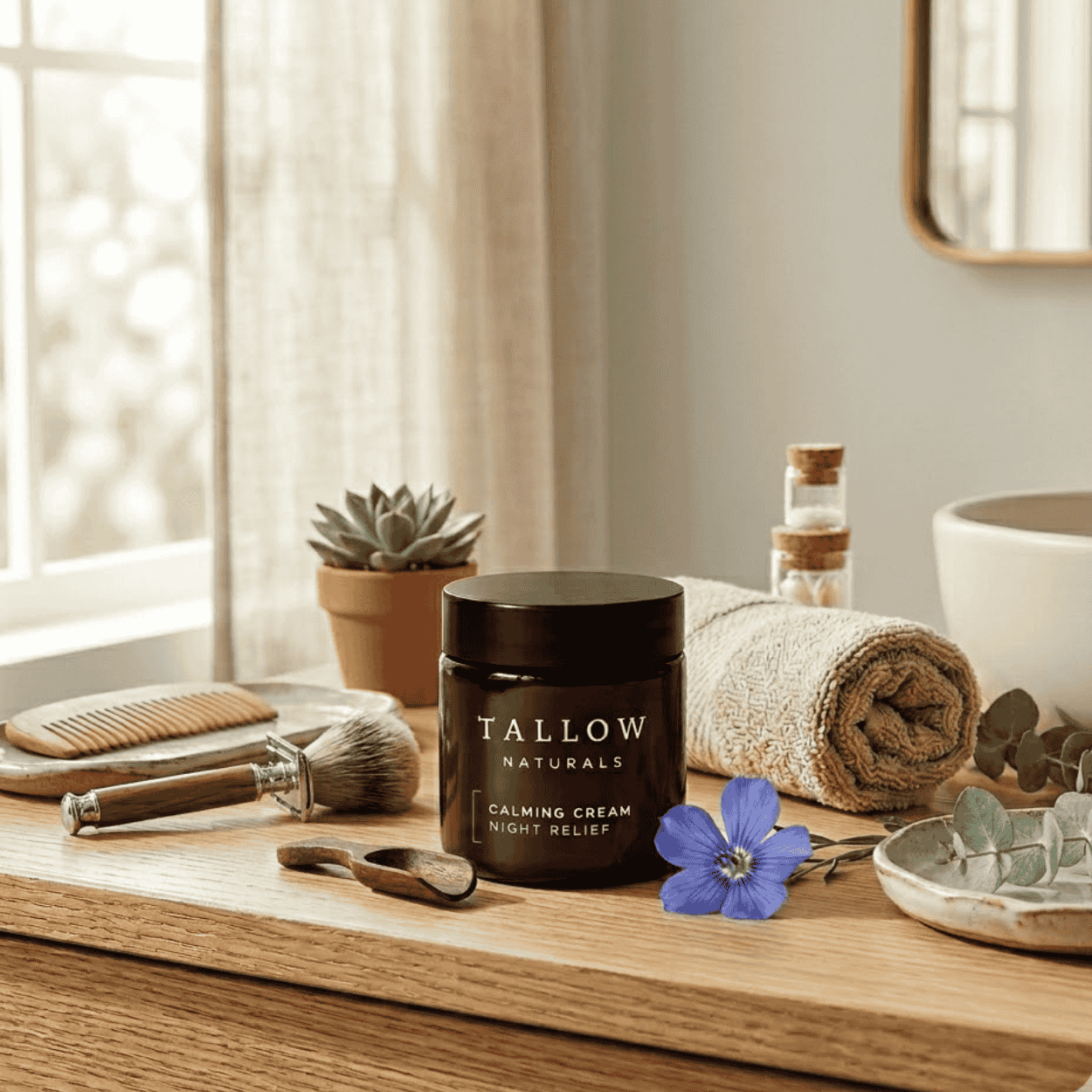 Tallow Naturals | Calming Cream Night Relief - lifestyle
